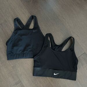 Nike Black Sports Bras duo